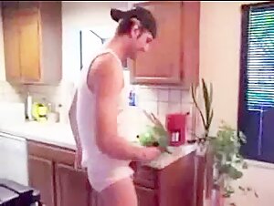 Big dick fucking watermelon