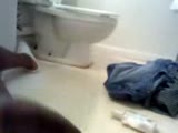 On the bathroom floor