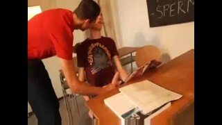 At the classroom