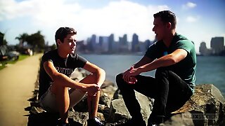 Twink with Huge Thick Cock raw fucks twink with Huge Long cock