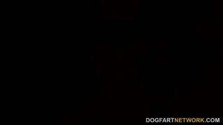 Beautiful white slut taking Mandingo