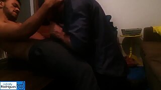 Andy tips the Uber driver - by fucking him