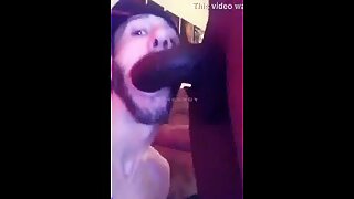 Biggest straight porn star Chris Stroke suck cock