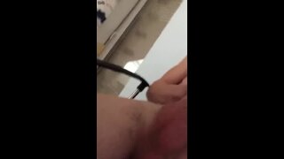 Ben with big dick wanks a load