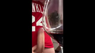 Tim Kruger jacks for his fans