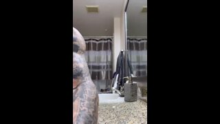 Michael Hoffman in the Bathroom