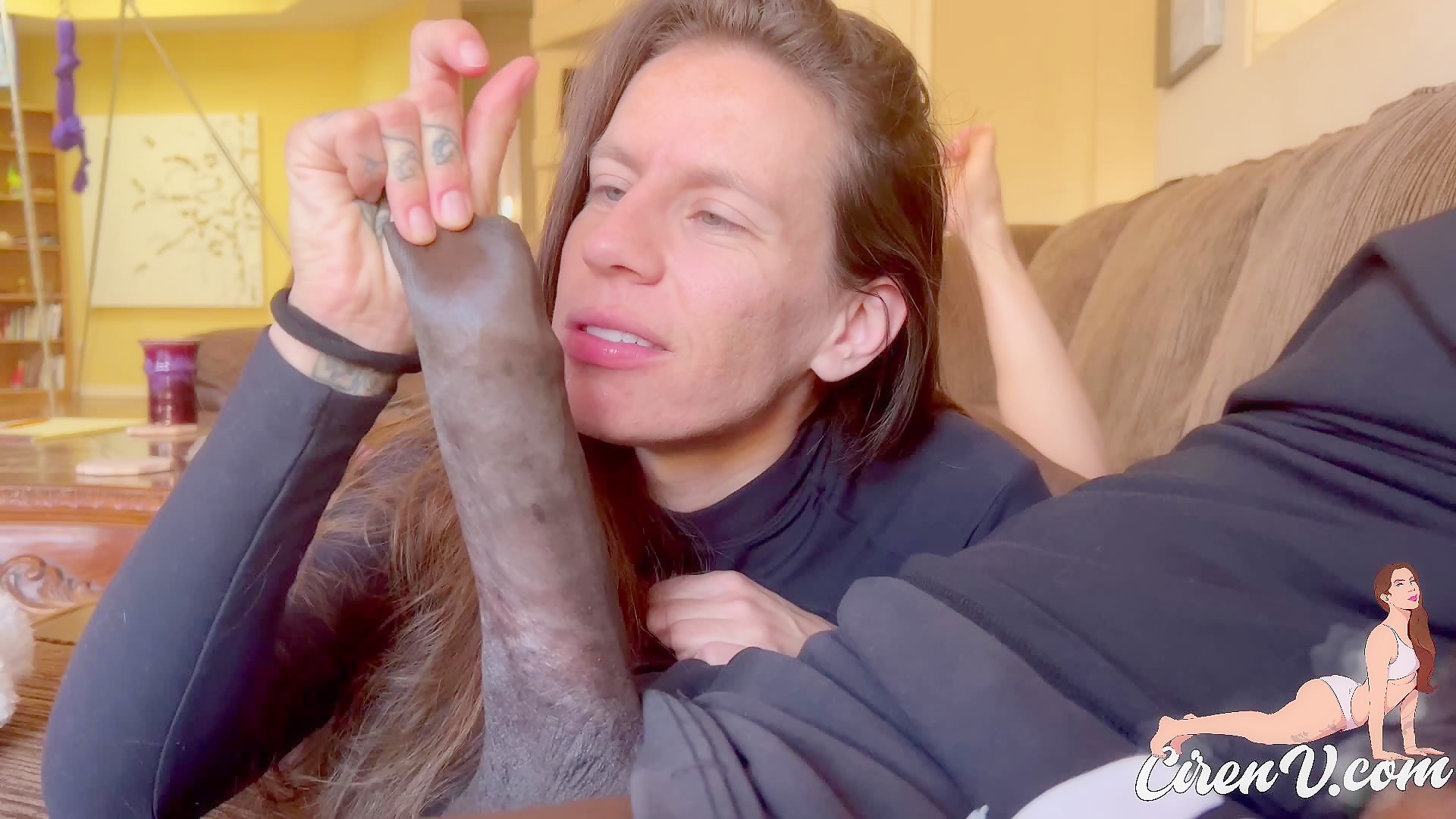 ciren verde -huge bbc worship and size comparison