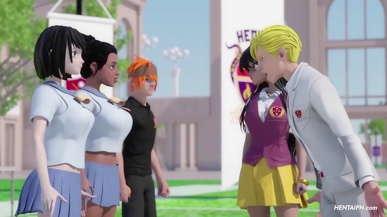 Outdoor Sex Hour - 3D Hentai School Porn