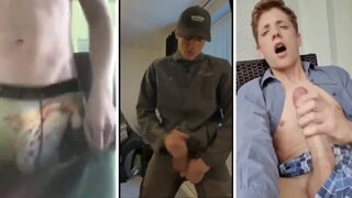 Straight Boys Showing Off Their Big DIcks