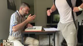 Jock fucks the Nerd