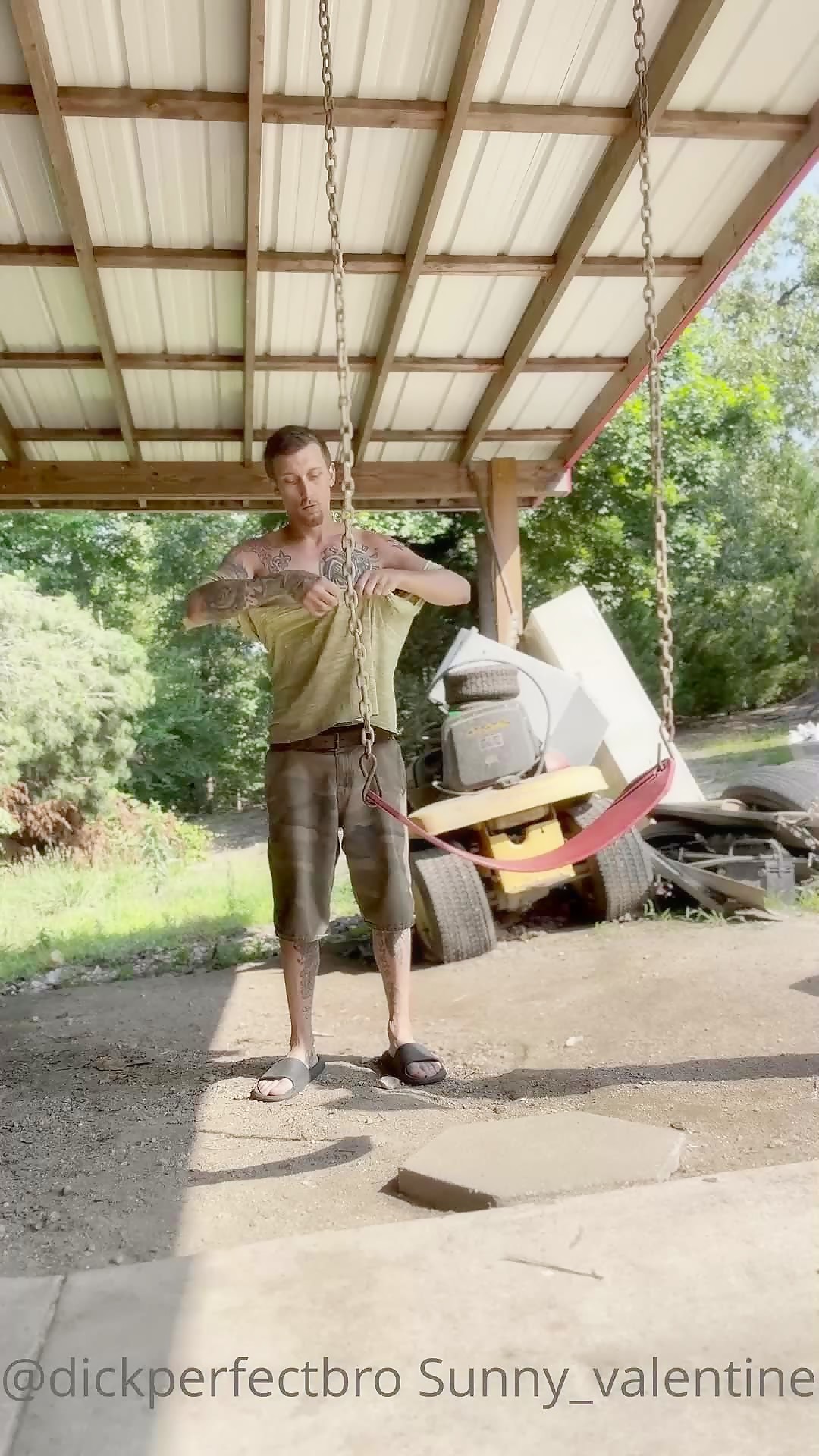 jerking off outside