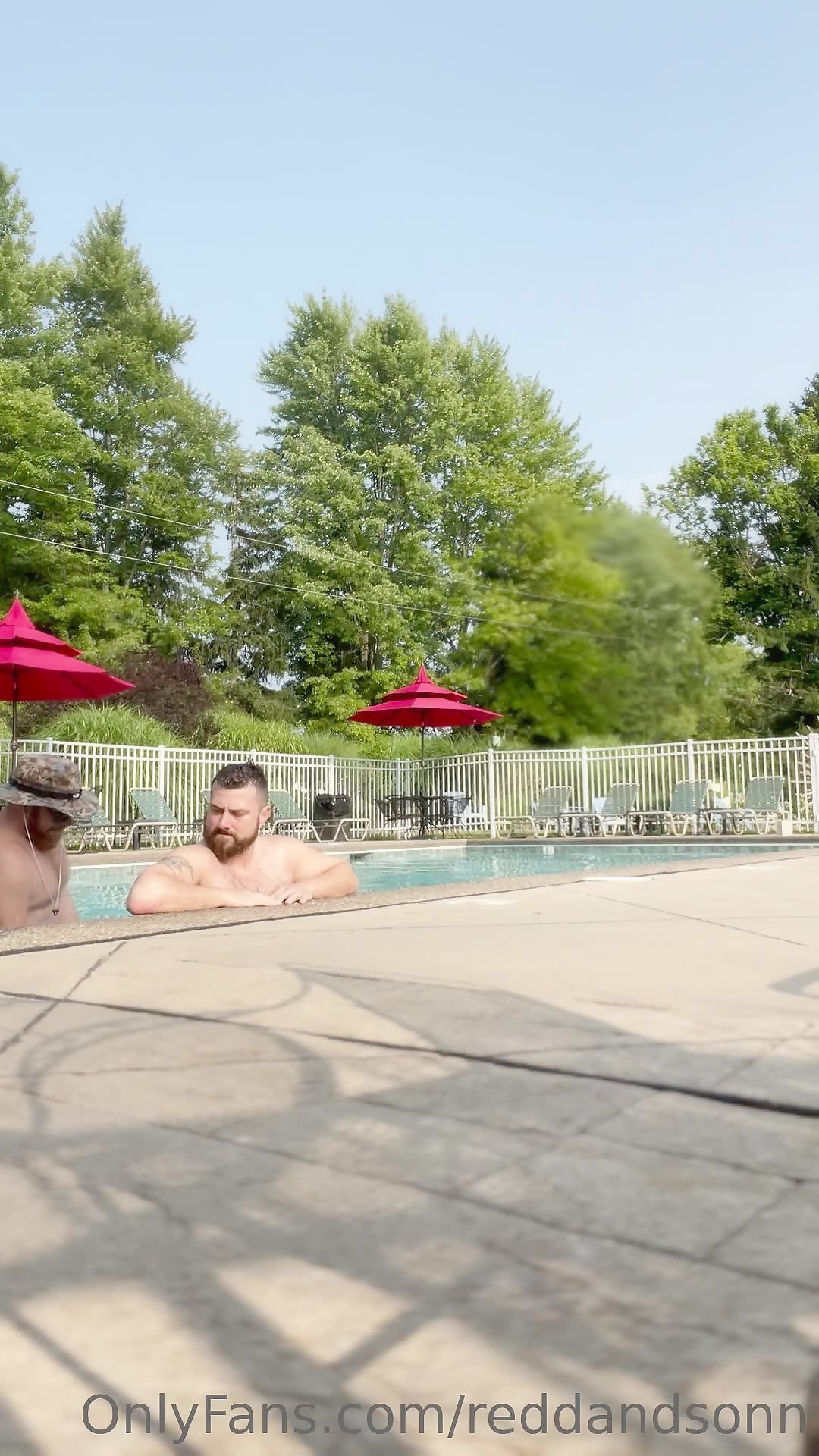 bj by the pool