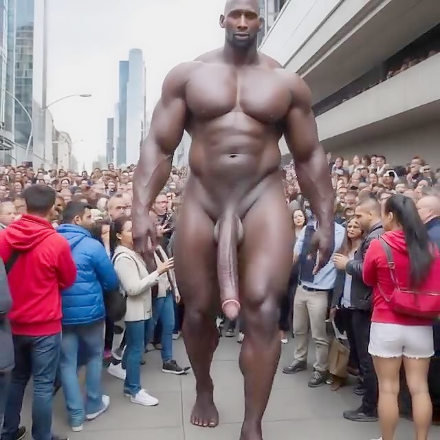 AI generated massive cock
