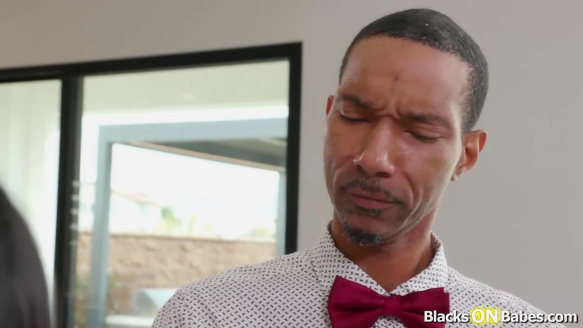 Petite latina receptionist fucked by two black dudes