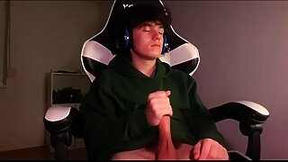 Nick Enjoys His Huge Teen Cock