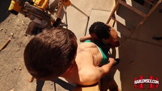 Muscular Worker on Expert Sucker !!!