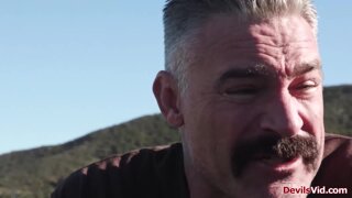 Busty lesbian wanna try anal with a man