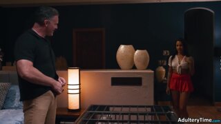 Teen Nina White Is Intrigued By Neighbor's Cage Sex Cory Chase & Charles Dera