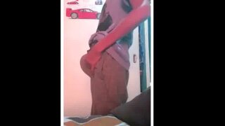 Curved 9-Inch Cock - Amateur Big Cock Solo