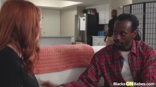 Girlfriend visits black ex to get fucked