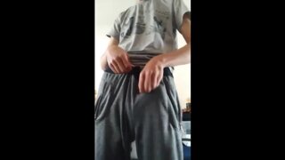 Hungarian Stud Strokes His Big Cock